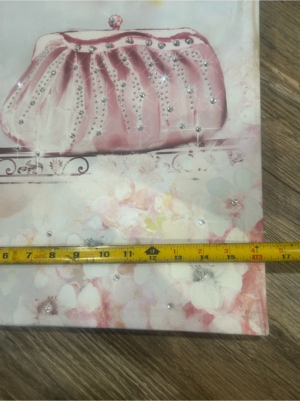 Wall frames pink and bling set